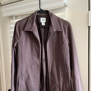 GAP Women's Deep Purple Utility Jacket